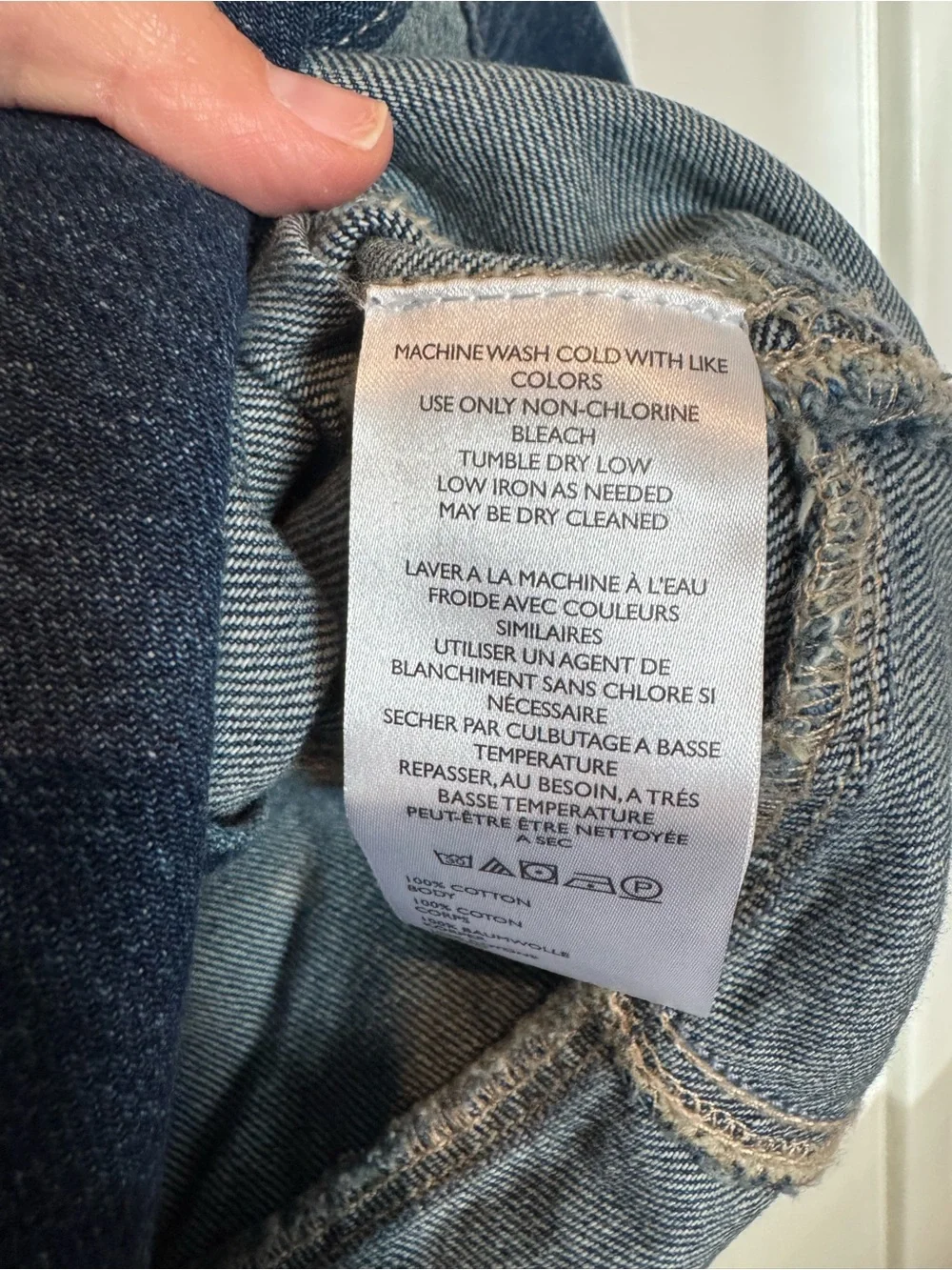 Free People Imogene Officer Double Breasted Blue Denim Jacket - WE THE FREE - Picture 5 of 5
